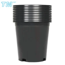 High Quality 10 Pack 1 Gal Flower Pots Plant Nursery Pots For Garden Planting