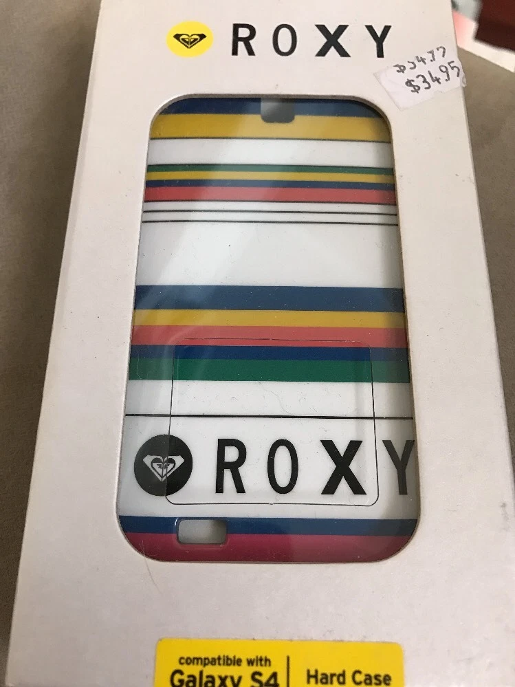Coque Roxy Rigide TPU Pour IPhone 4/4S - Motifs Bleu & Blanc En Silicone - Neuf Sous Blister