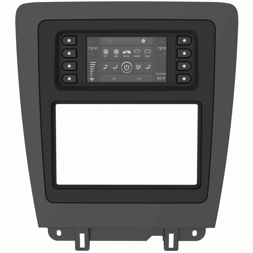 2010-2014 FORD MUSTANG DOUBLE DIN CAR RADIO STEREO DASH KIT TOUCHSCREEN CLIMATE - Picture 5 of 8
