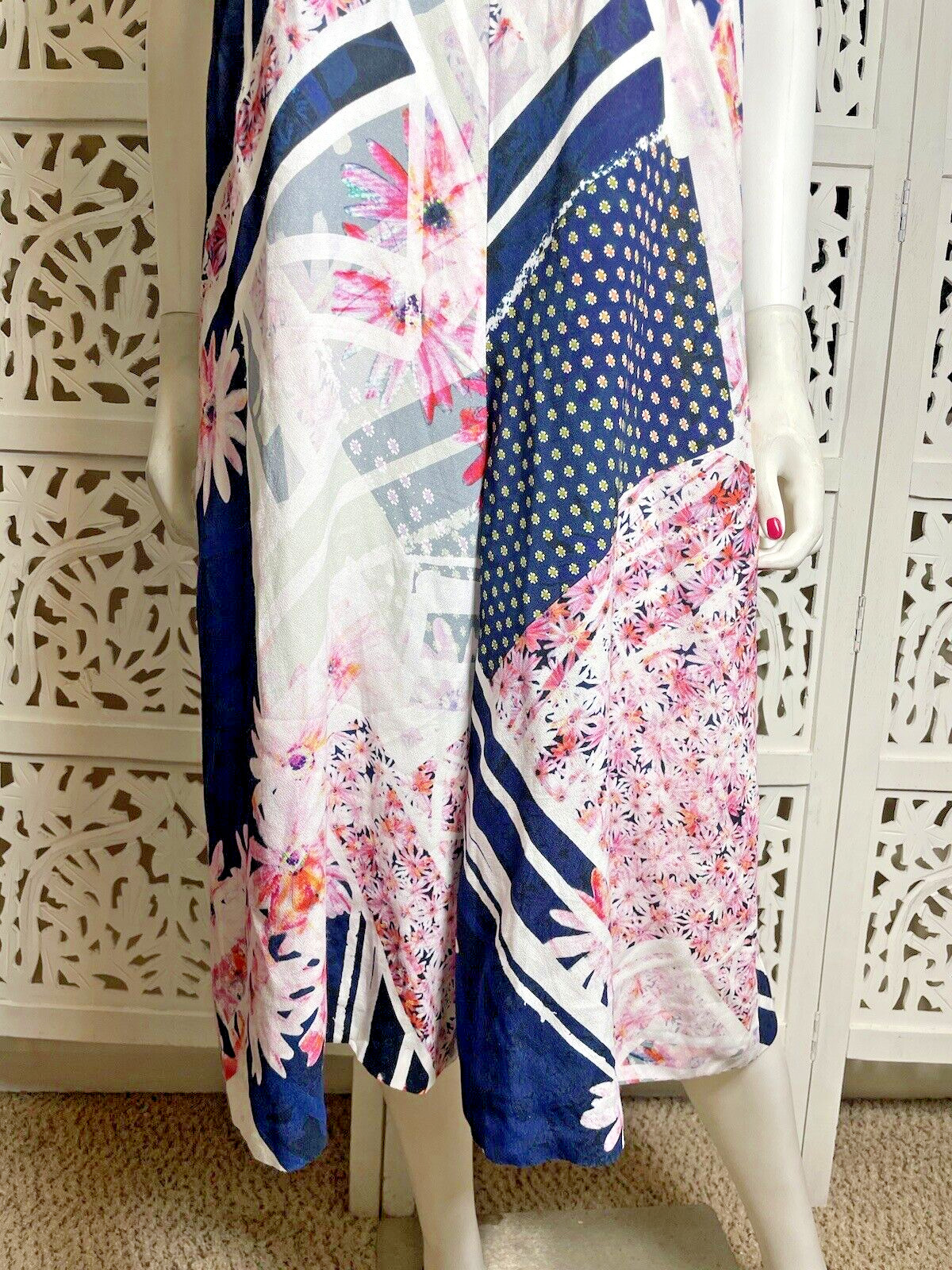 French Connection Women's Patchwork Sleeveless Wi… - image 6