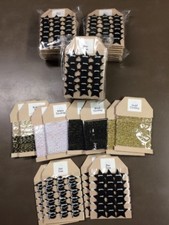 Mixed Lot Of Bakers Twine  Cording 48 Assorted Packs Black/Gold/Opal New 0160