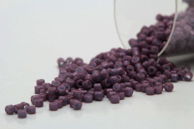 Miyuki Delicas 11/0 Opaque DK Mauve Seed Beads DB-662