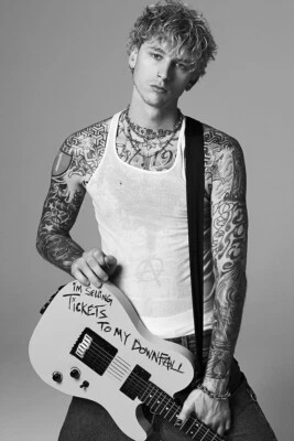 Mgk Machine Gun Kelly Usa Rapper Star Wall Art Home Decor - POSTER 20x30