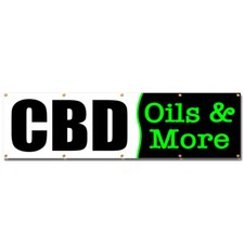 CBD Oils  More Vinyl Banner with Optional Sizes Made in the USA 