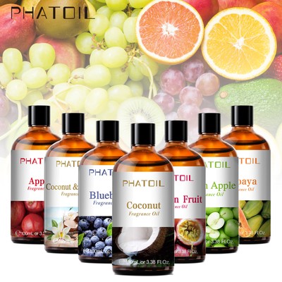 100ml/3.38fl.oz Fragrance Oils for Diffuser, DIY Soap & Candle,Bath Bombs Making