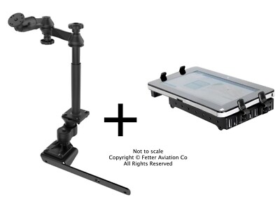 RAM Custom No-Drill Tablet Mount for Dodge/Ram 2012-2018 Trucks, Some 2019-2021