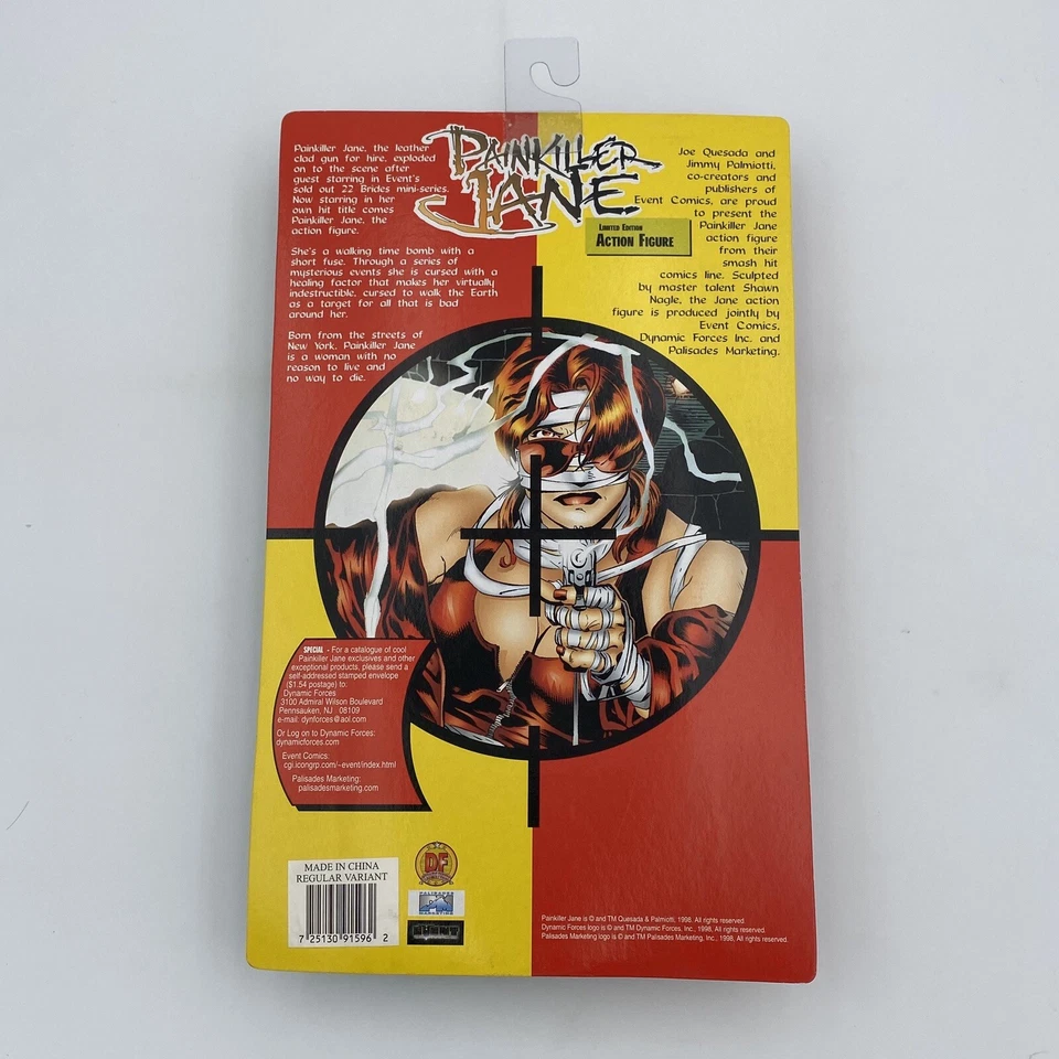 Figura de acción Dynamic Forces Event Comics Painkiller Jane 1998 edición limitada Foto 3 de 4
