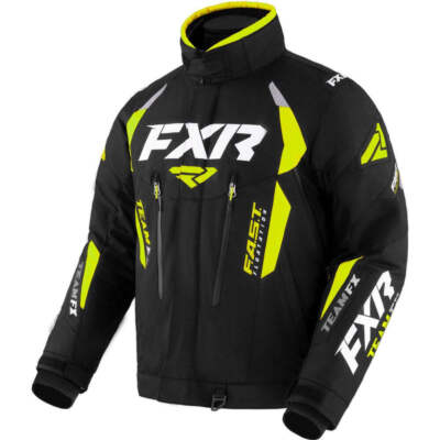 FXR Team FX 2-In-1 F.A.S.T. Insulated Snowmobile Jacket - Hi-Vis/Black