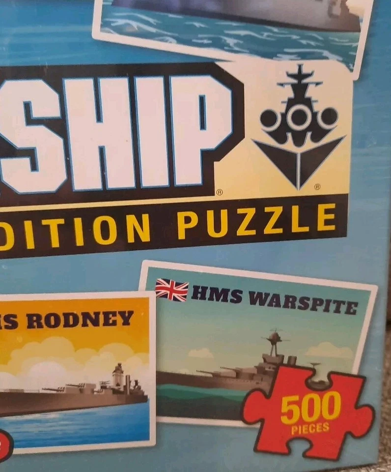 Rompecabezas BePuzzled Acorazado 500 Piezas Tarjetas Coleccionables Nuevo Sellado Foto 3 de 4