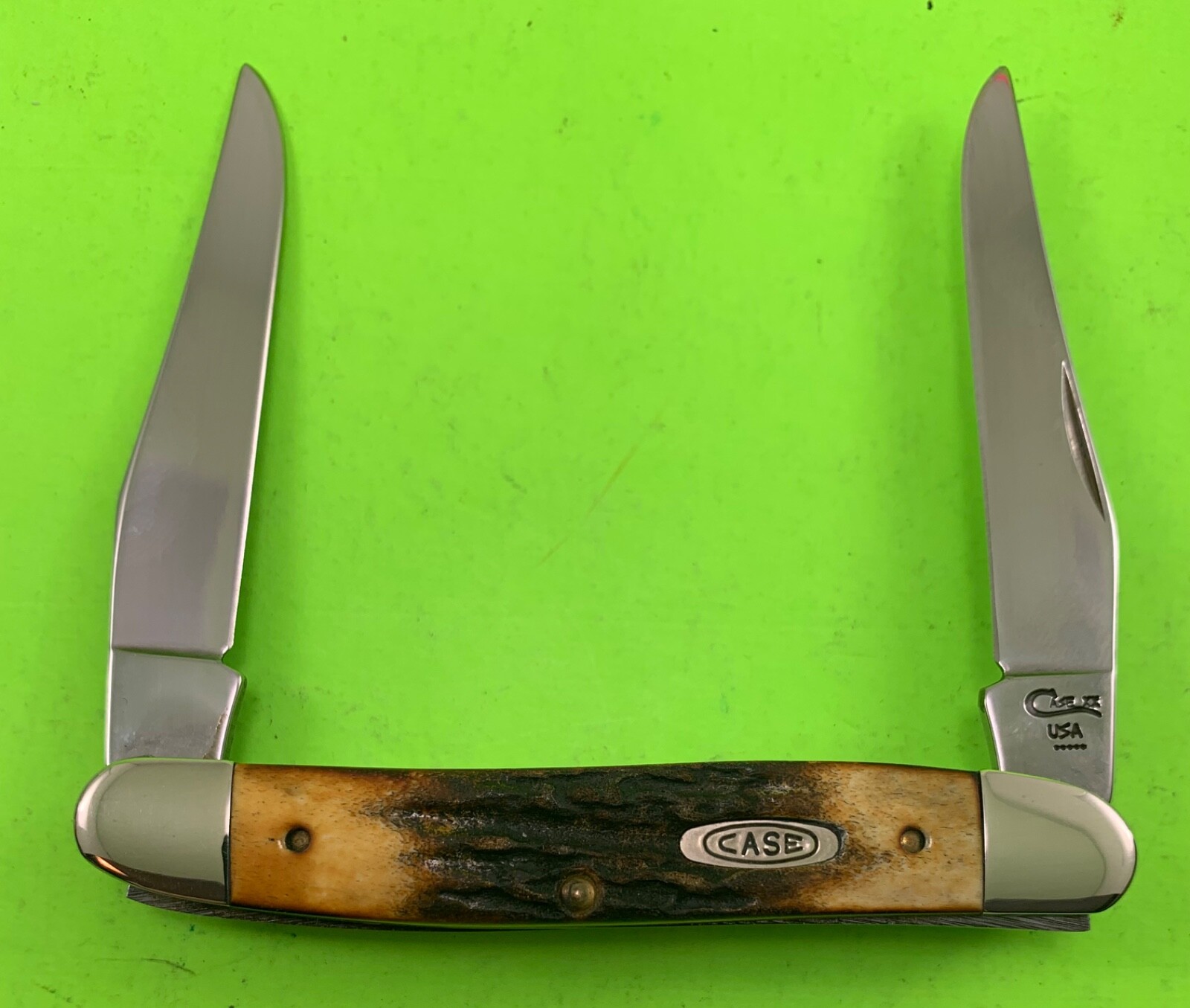 FANTASTIC CASE STAG MUSKRAT KNIFE NEVER USED SS eBay
