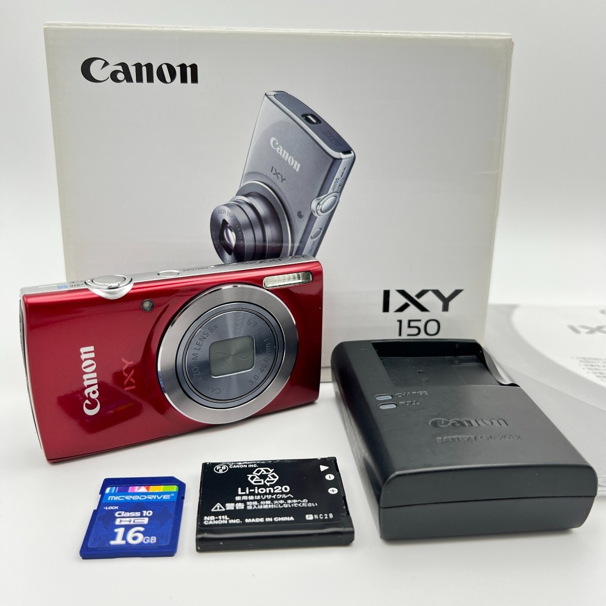 2760 Canon IXY デジカメ 150 レッド 美品 Amazon.co.jp: Canon デジタルカメラ IXY150 レッド 光学8倍