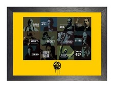 Snatch Logo Graphic Yellow Cast British-American Crime Comedy Film Poster Photo