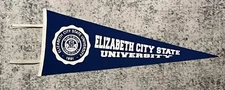 Elizabeth City State University Pennant Wool Felt Collegiate Pacific 12 x 30 USA