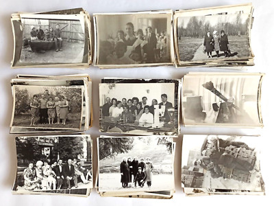 LOT OF 100 ORIGINAL RANDOM FOUND OLD PHOTOS MOSTLY B&W VINTAGE SNAPSHAPSHOTS