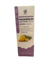 Magnesium Liquid Drops Omega 3 L Theanine 2oz Exp 6/26