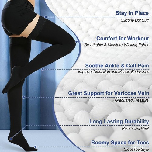 Beister Medical Compression Stockings Socks Size S Circulation Varicose Veins - Picture 6 of 8
