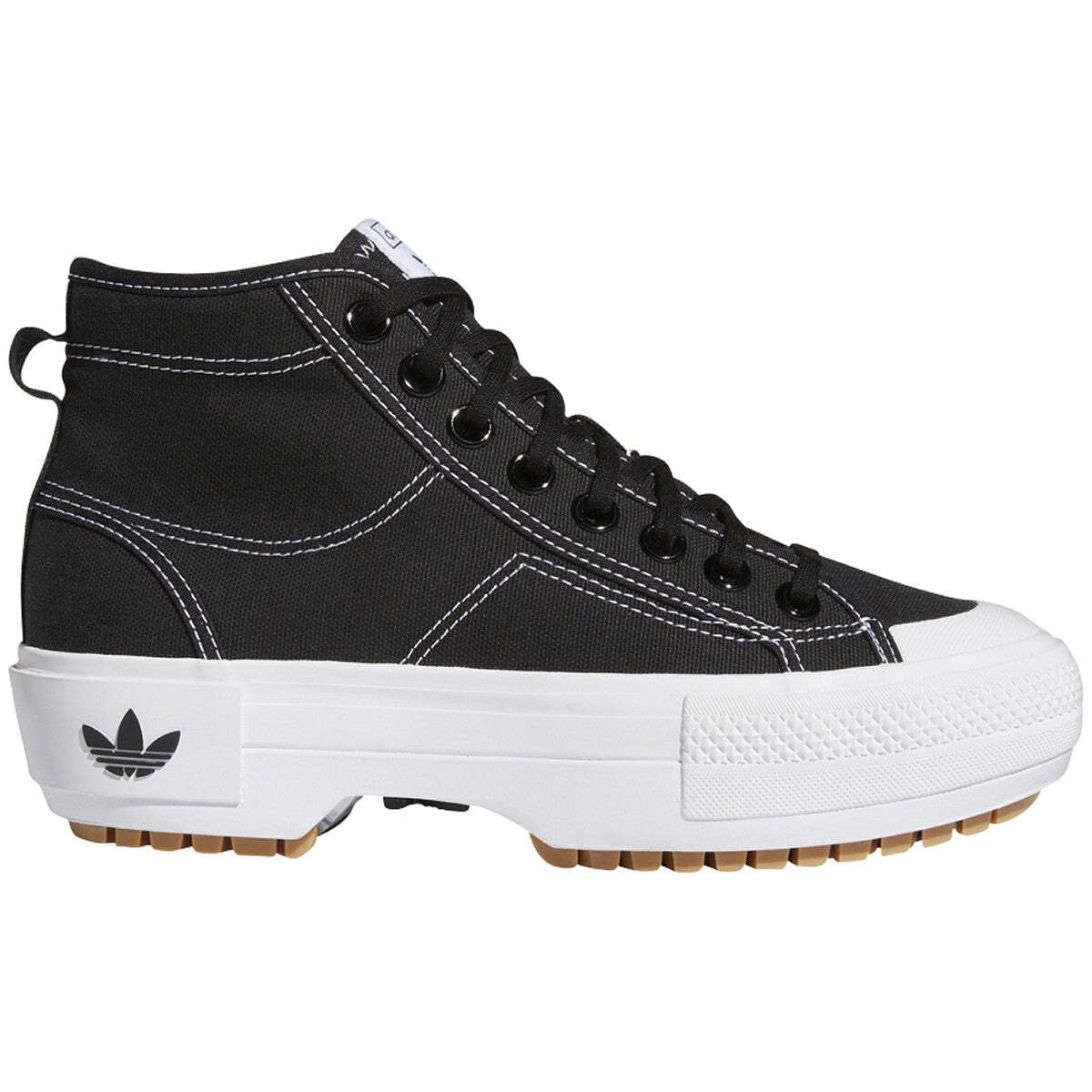 Size 6 - adidas Nizza Trek Black White W for sale online | eBay