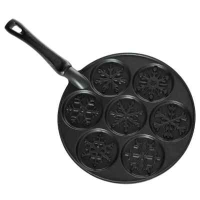 Nordic Ware Disney Frozen 2 Schneeflocke Pfannkuchenform 1 x 23,4 cm, Aluminium