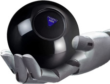 Magic Eight Ball Mystic 8 Ball Retro Edition Fortune Telling Ball with Float...