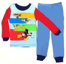 DISNEY STORE MICKEY  FRIENDS TODDLER BOYS PAJAMA SET SZ 2