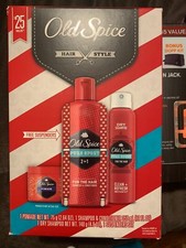 Limited Edition Old Spice Hair Style Pomade, Shampoo/Conditioner Kit Gift Set