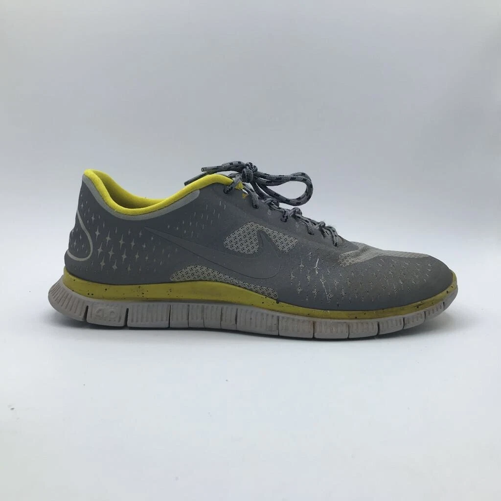 Celsius Toelating Laster Nike Mens Free 4.0 V2 Running Shoes Gray Yellow 574234-070 Lace Up Low Top  11M | eBay