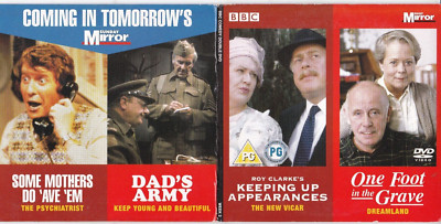 BBC COMEDY DOUBLE DVD Week 2 ( DAILY MIRROR Newspaper Double DVD 2005 )