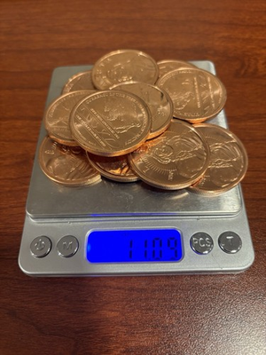 #ad Copper Coins Lakota Sioux Crazy Horse 1oz. X 11 2010 $34.50