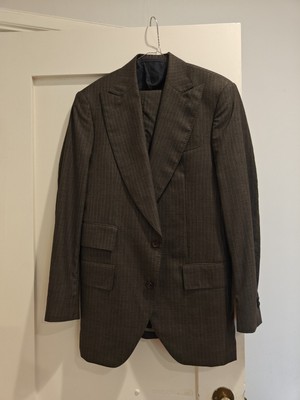 Sartoria  BESPOKE Full Canvas Scabal  %100 Cashmere Suit 