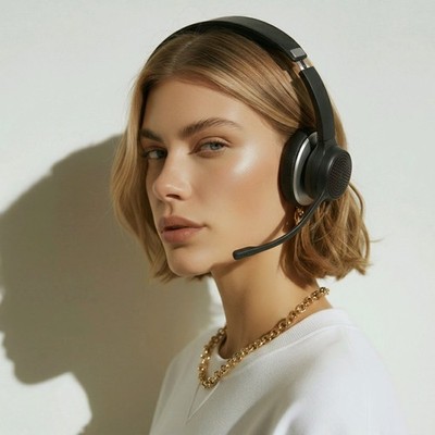 Mpow HC6 BH328A kabelgebundenes Computer-Headset, Mikrofon, Audiosteuerung, USB/3,5 mm Büro