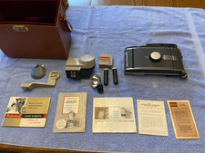 Polaroid Land Camera Model 150 with Original Superb Leather Carrying Case