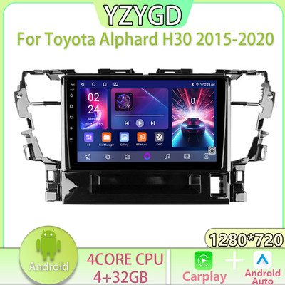 Für Toyota Alphard H30 2015-2020 Car Carplay Multimedia Stereo GPS Radio Navi BT
