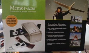 Memor-ease 35mm Film & Slide Converter - New In Sealed Box