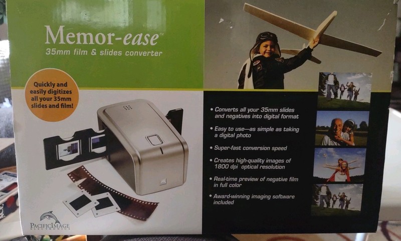 Memor-ease 35mm Film & Slide Converter - New In Sealed Box
