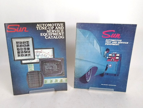 Lot of 2 Sun Electric Corp Automotive Test and Service Equipment Catalogs