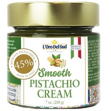 Pistachio Cream, Premium 45 , Smooth Sicilian Pistachio Spread, 7 oz 200g , ...