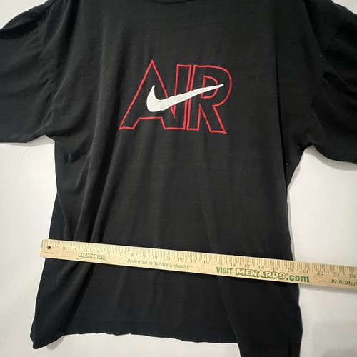 Vintage Nike Air Swoosh Logo Black T-Shirt Men's XL 90s Bred Grunge USA TAG by Nike, Size XL, $23.99 - Photo 9