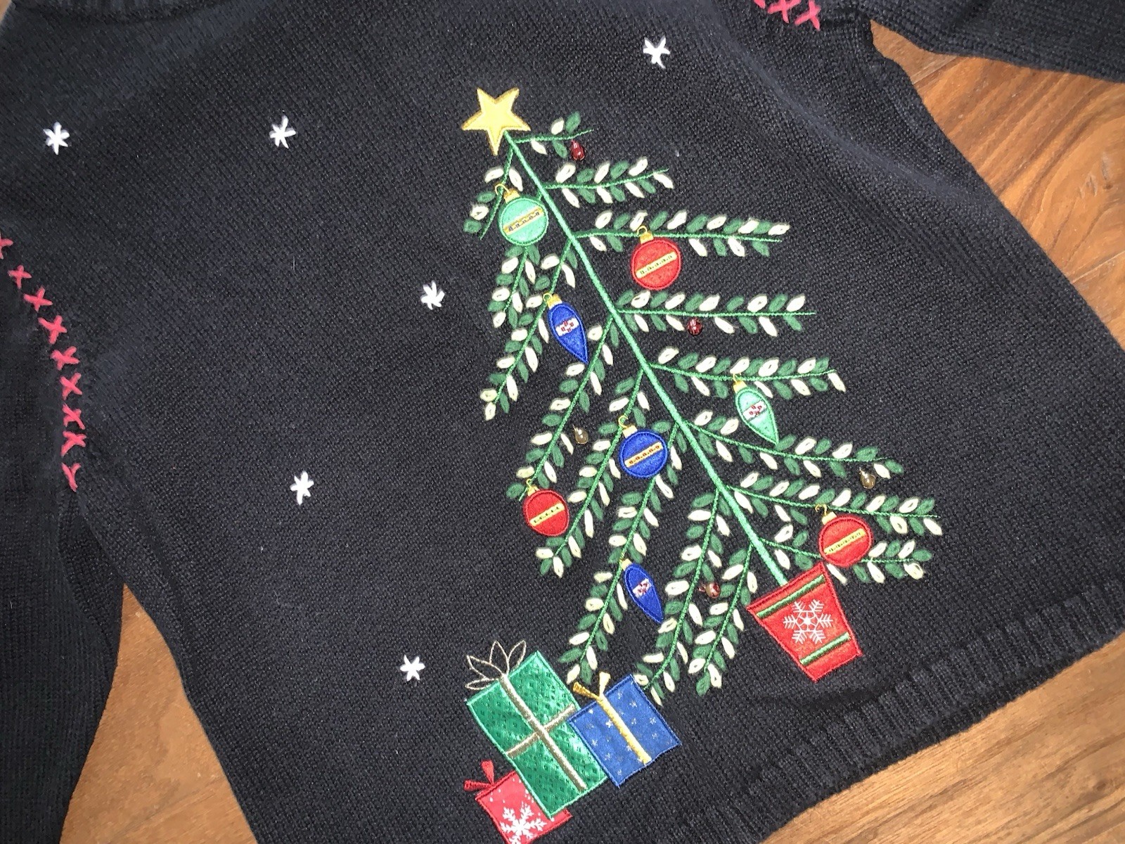Vintage Christmas Classic Elements Turtleneck Swe… - image 4