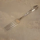 STERLING SILVER GORHAM CHANTILLY 7 Inch MONOGRAM DINNER FORK