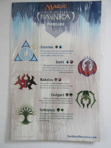 2012 MTG Magic The Gathering Return to Ravnica Prerelease Promo Flyers Pack