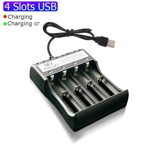 Akku Ladegerät 4 Slot USB Li-Ion Charger 3,7V 14500 16340 - Bild 13 von 13