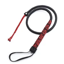 BDSM Bondage Set Chinese Style Leather Whip Bdsm Spanking Flogger Horse Whip 