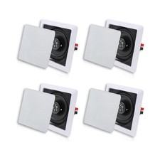 Bluetooth Ceiling Speakers 5.25 Inch Flush Mount Home Audio System 4 Pack