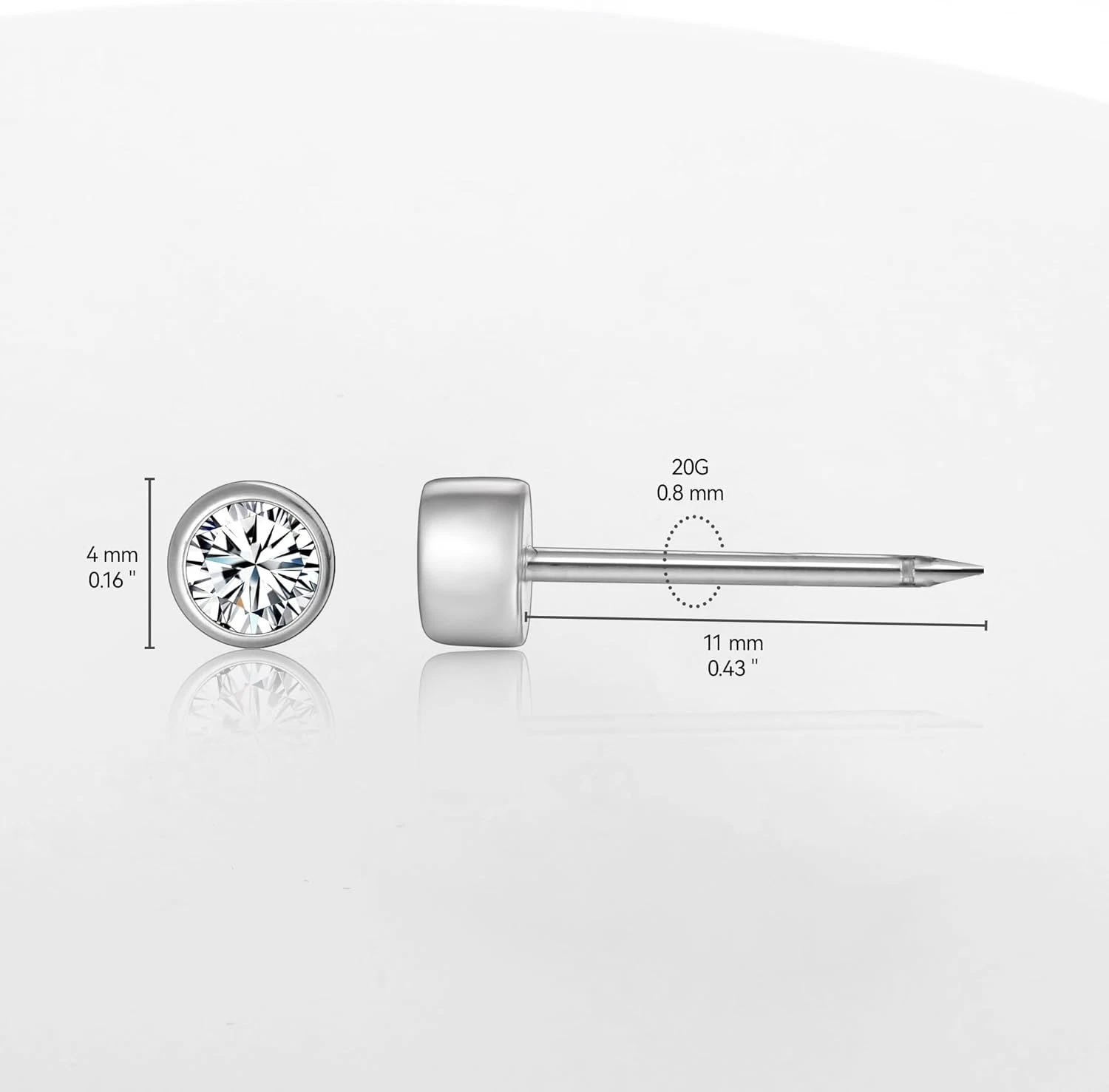 Ear Piercing Kit Titanium G23, Disposable Ear Piercing Gun Kit with F136 Medical image 7