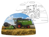 8 Platzsets + Malunterlagen Fendt Traktor Kinderparty Kindergeburtstag Bauernhof