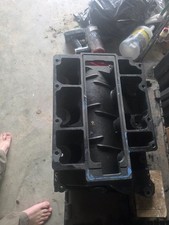 426 Hemi Keith Black Magnesium Blower Lower Intake Manifold