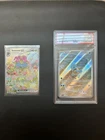 Venusaur EX Ultra Rare Full Art Scarlet and Violet 151 And 151 Squirtle PSA9