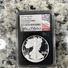 2023 W Eagle First Day of Issue S$1  PF 70 ULTRA CAMEO Anna Cabral American Flag