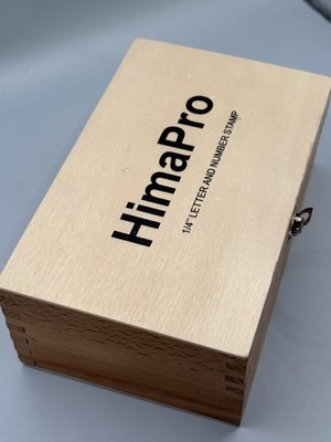 HimaPro 1/4'' Letter & Number Stamp Set Metal Punch Kit for Industrial Missing 1