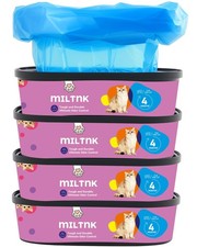 4 Pack Cat Litter Refills Bags, Cat Litter Refill Bags Cartridge, 92 Total FT...